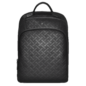Levelo Gracia PU Leather Water Resistant Black Universal Backpack