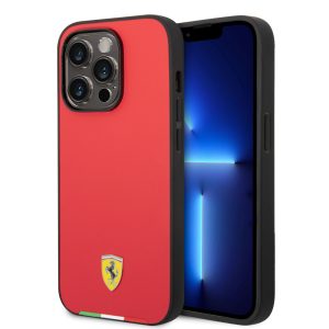 Ferrari iPhone 14 Pro Max Back cover case  Red